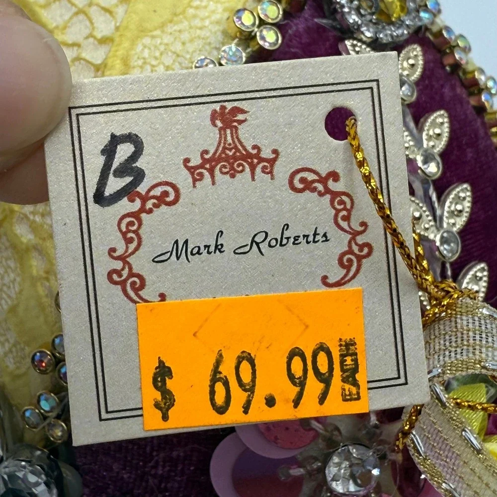 Mark Roberts Heirloom Jeweled Egg #31/250‎ Limited Edition Ornament Holiday